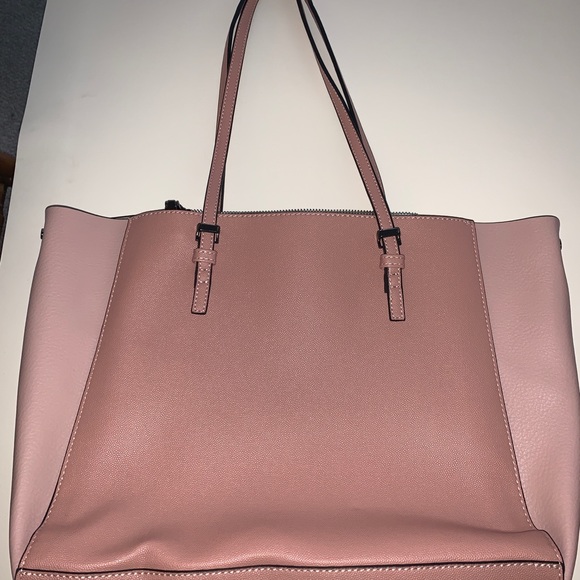 mauve tote bag